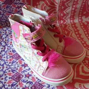 Trolls Girls Sneakers with Fuzzy Tongue NWT